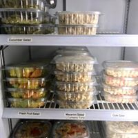 side salads in fridge